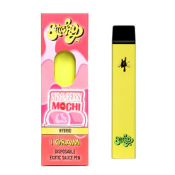Sticky AF Strawberry Mochi Disposable 1g Vape delivery in Los Angeles